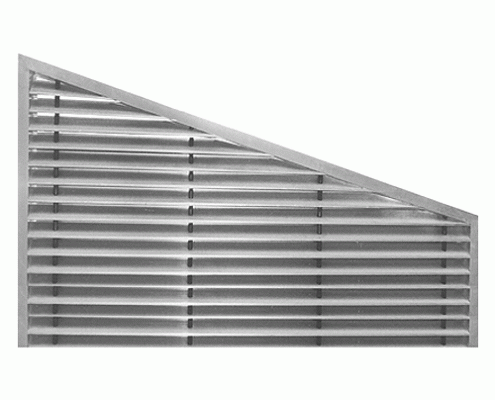 Wetterschutzgitter viereckig